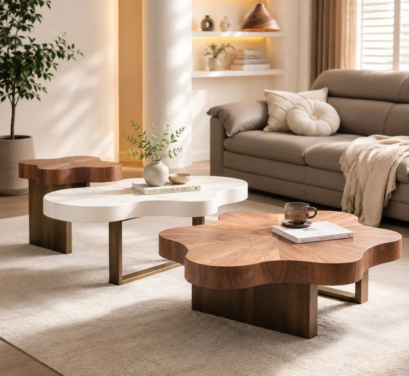 Monolith Wood Block Coffee Table